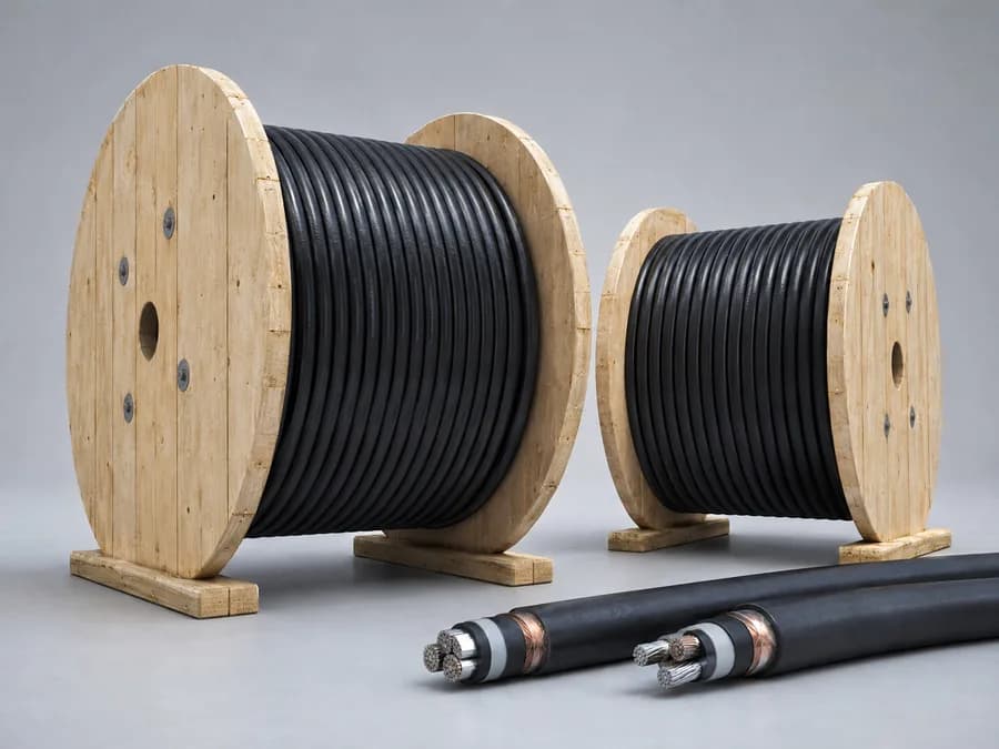 AI-generated illustration of electrical network cables