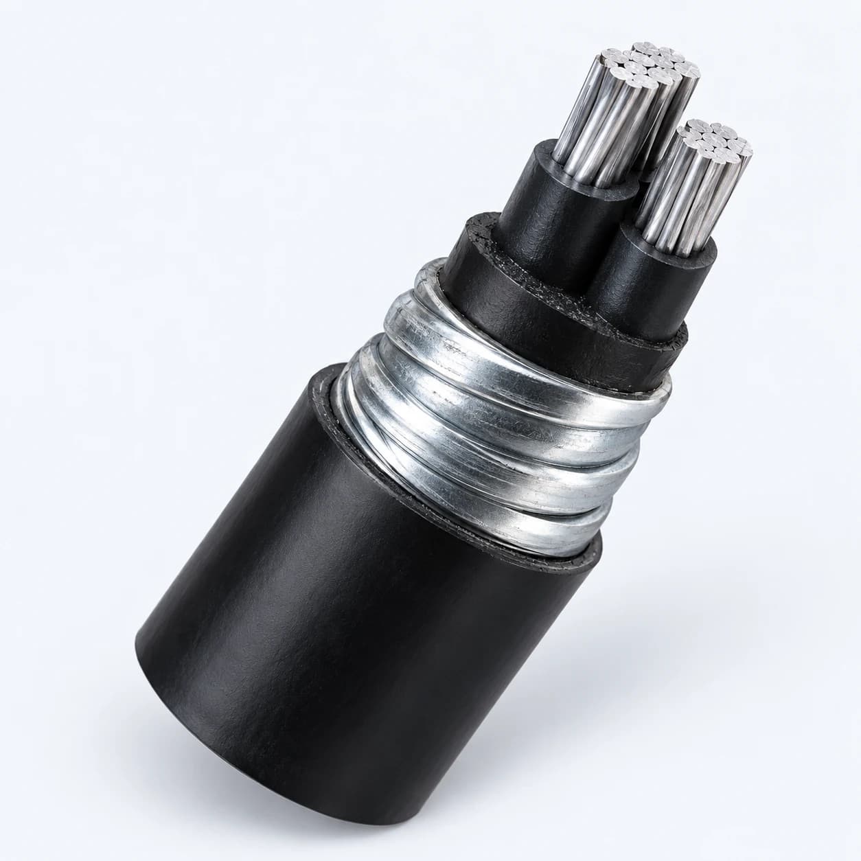 MC multicore cable with metallic sheath