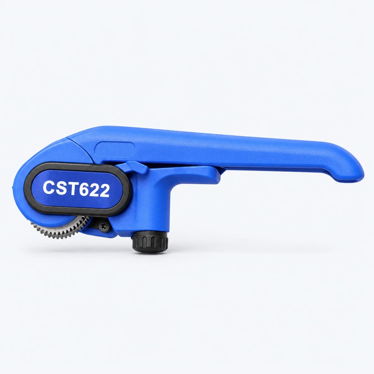 CST622 cable jacket stripper with blue handle and adjustment wheel